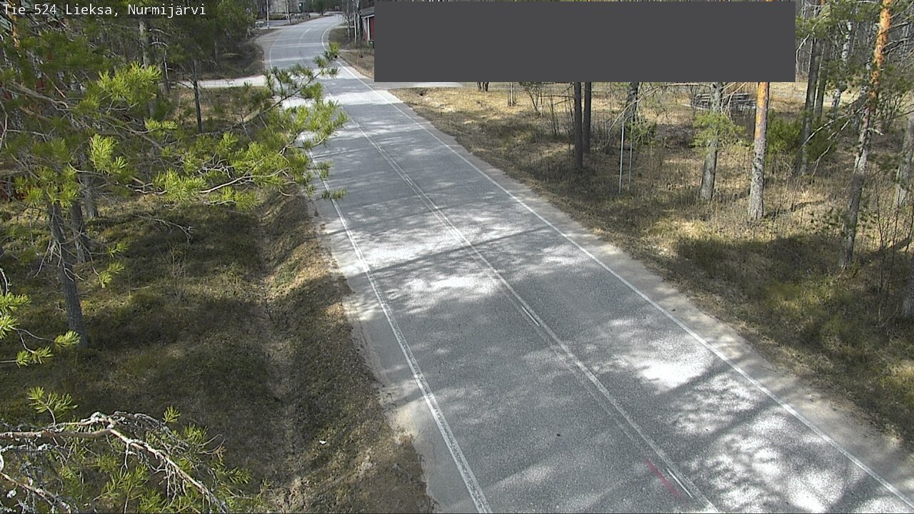 Weather Camera Image Väg 524 Lieksa, Nurmijärvi, Lieksa, Pohjois-Karjala