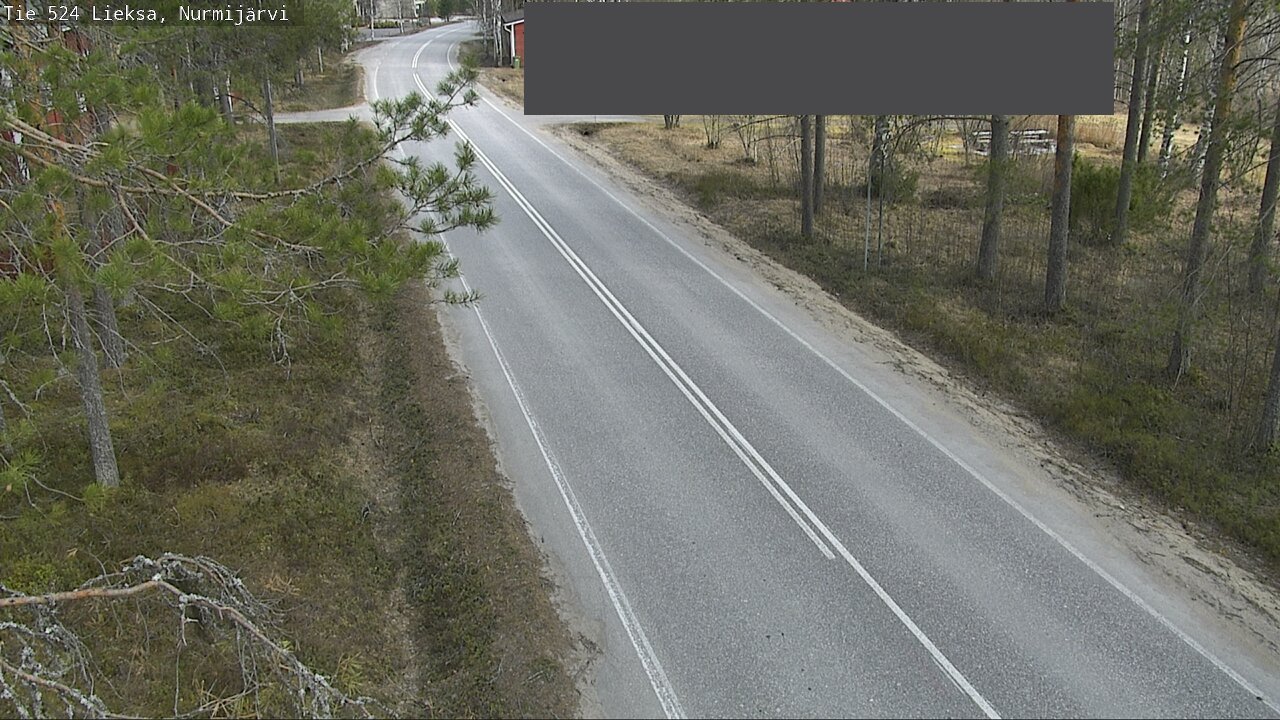 Weather Camera Image Road 524 Lieksa, Nurmijärvi, Lieksa, Pohjois-Karjala