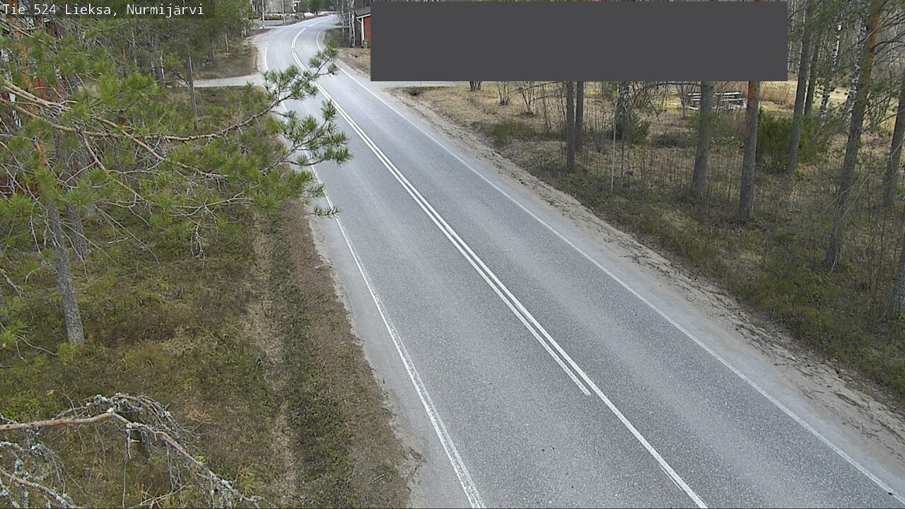 Weather Camera Image Road 524 Lieksa, Nurmijärvi, Lieksa, Pohjois-Karjala