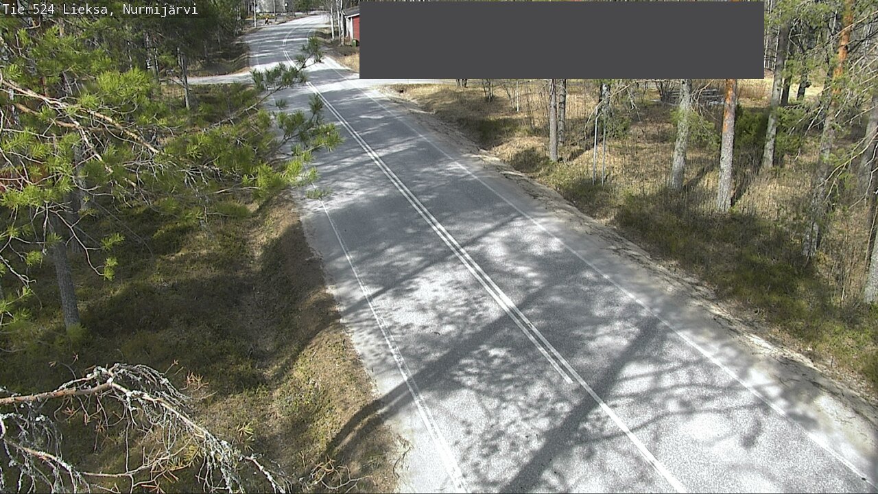 Weather Camera Image Road 524 Lieksa, Nurmijärvi, Lieksa, Pohjois-Karjala