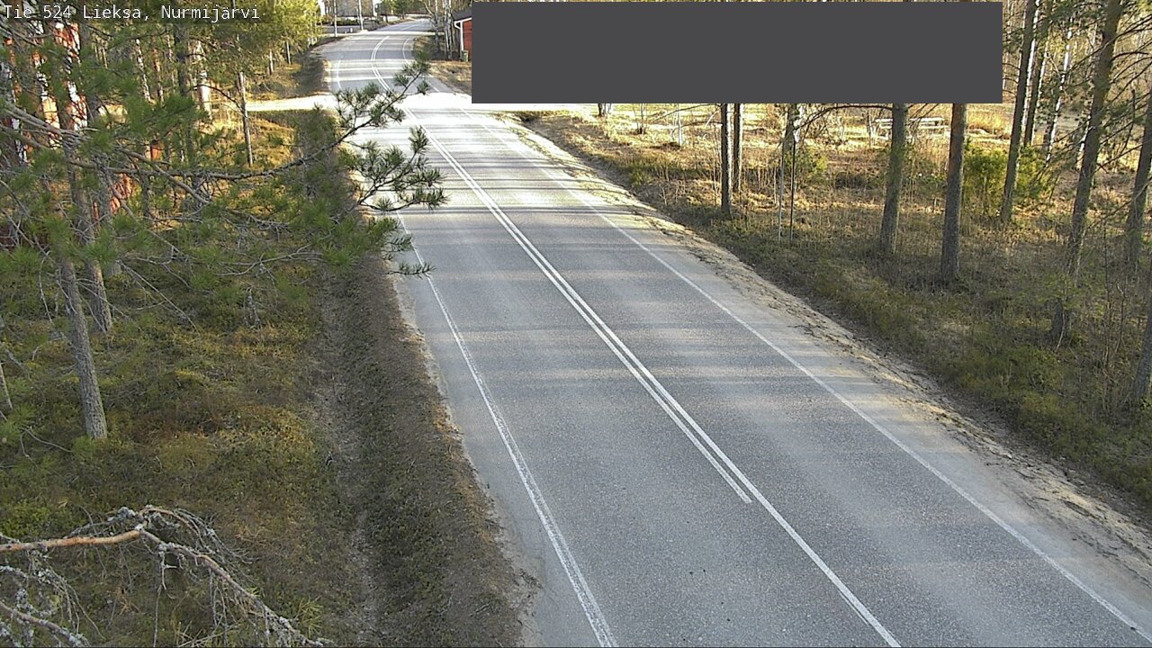 Weather Camera Image Road 524 Lieksa, Nurmijärvi, Lieksa, Pohjois-Karjala