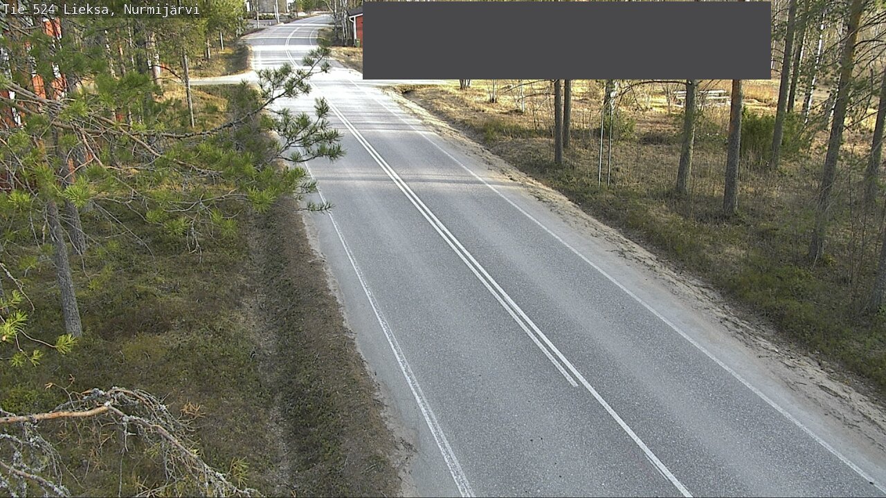 Weather Camera Image Road 524 Lieksa, Nurmijärvi, Lieksa, Pohjois-Karjala
