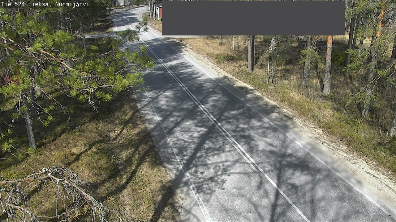 Weather Camera Image Road 524 Lieksa, Nurmijärvi, Lieksa, Pohjois-Karjala