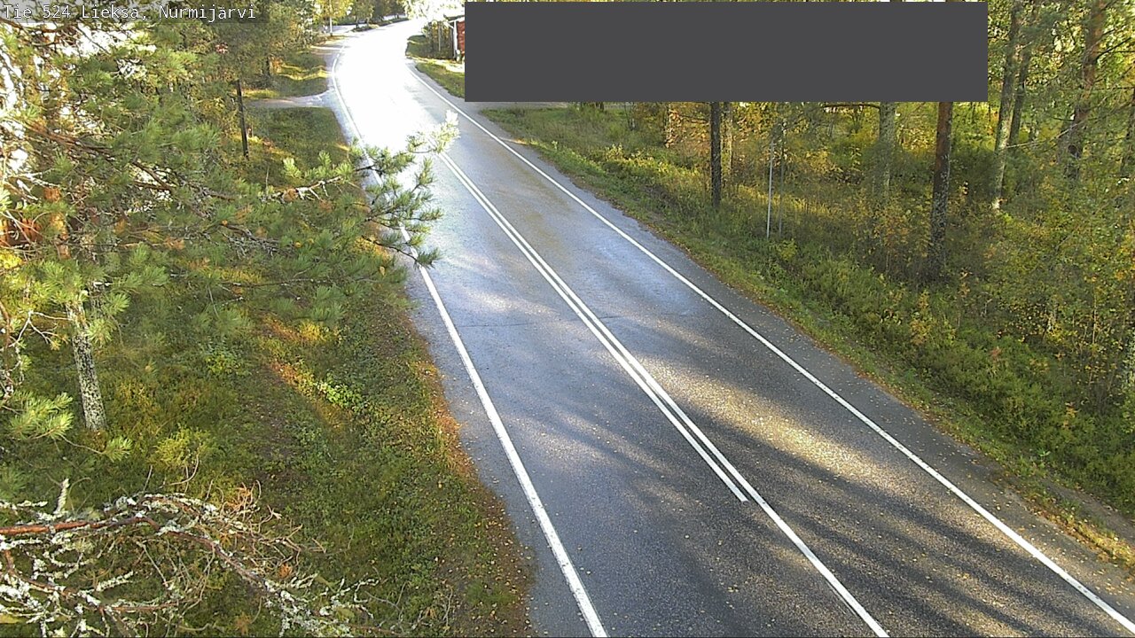 Weather Camera Image Road 524 Lieksa, Nurmijärvi, Lieksa, Pohjois-Karjala