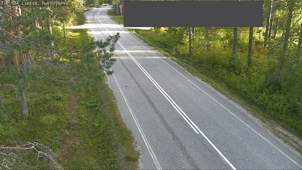 Weather Camera Image Road 524 Lieksa, Nurmijärvi, Lieksa, Pohjois-Karjala