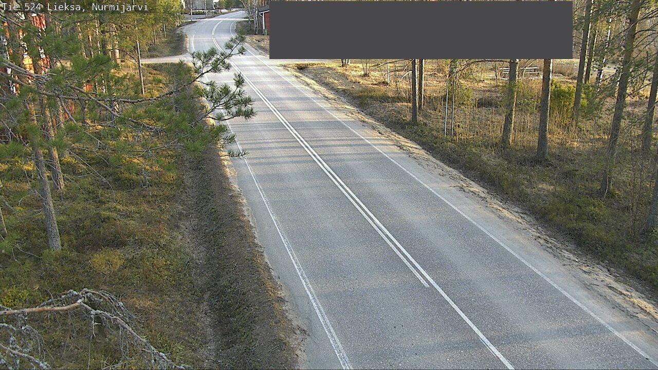 Weather Camera Image Väg 524 Lieksa, Nurmijärvi, Lieksa, Pohjois-Karjala