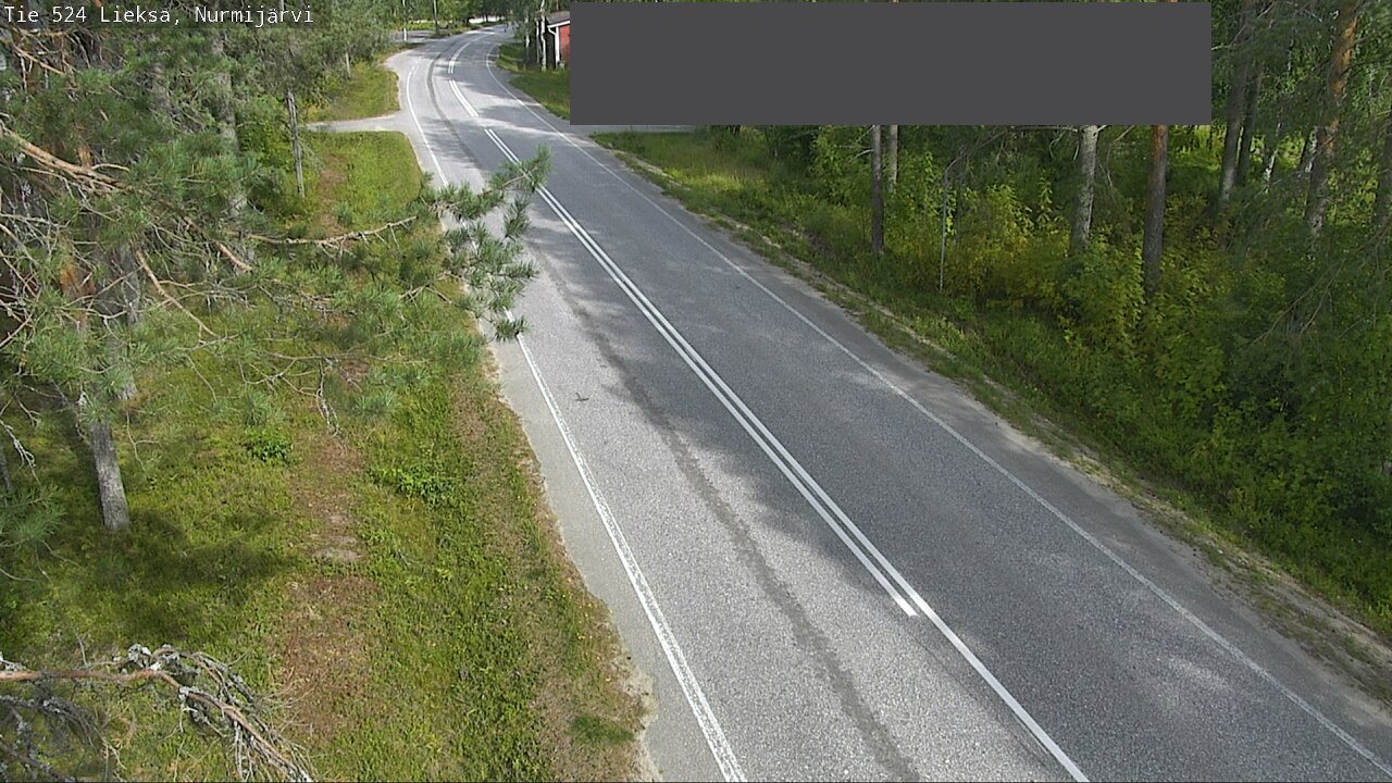 Weather Camera Image Väg 524 Lieksa, Nurmijärvi, Lieksa, Pohjois-Karjala