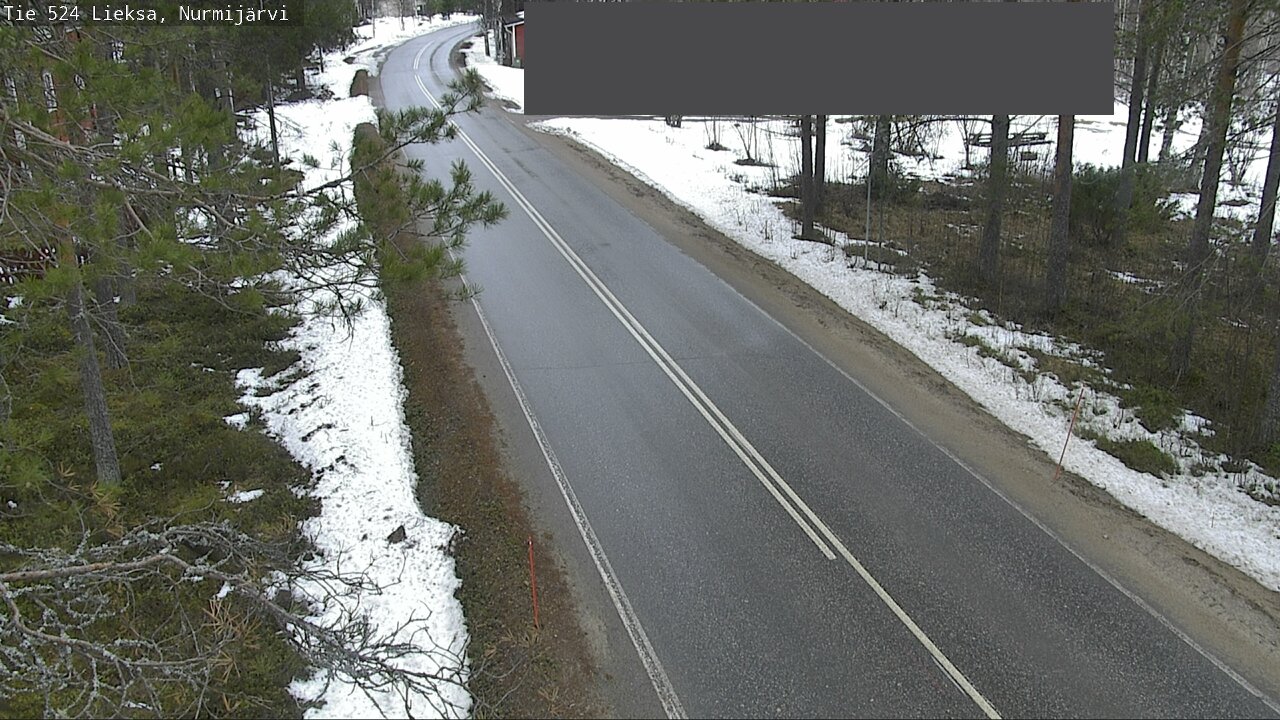 Weather Camera Image Road 524 Lieksa, Nurmijärvi, Lieksa, Pohjois-Karjala