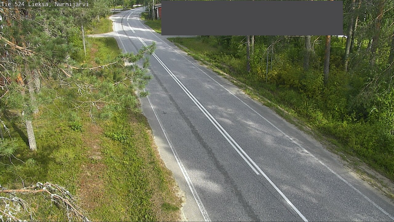 Weather Camera Image Väg 524 Lieksa, Nurmijärvi, Lieksa, Pohjois-Karjala