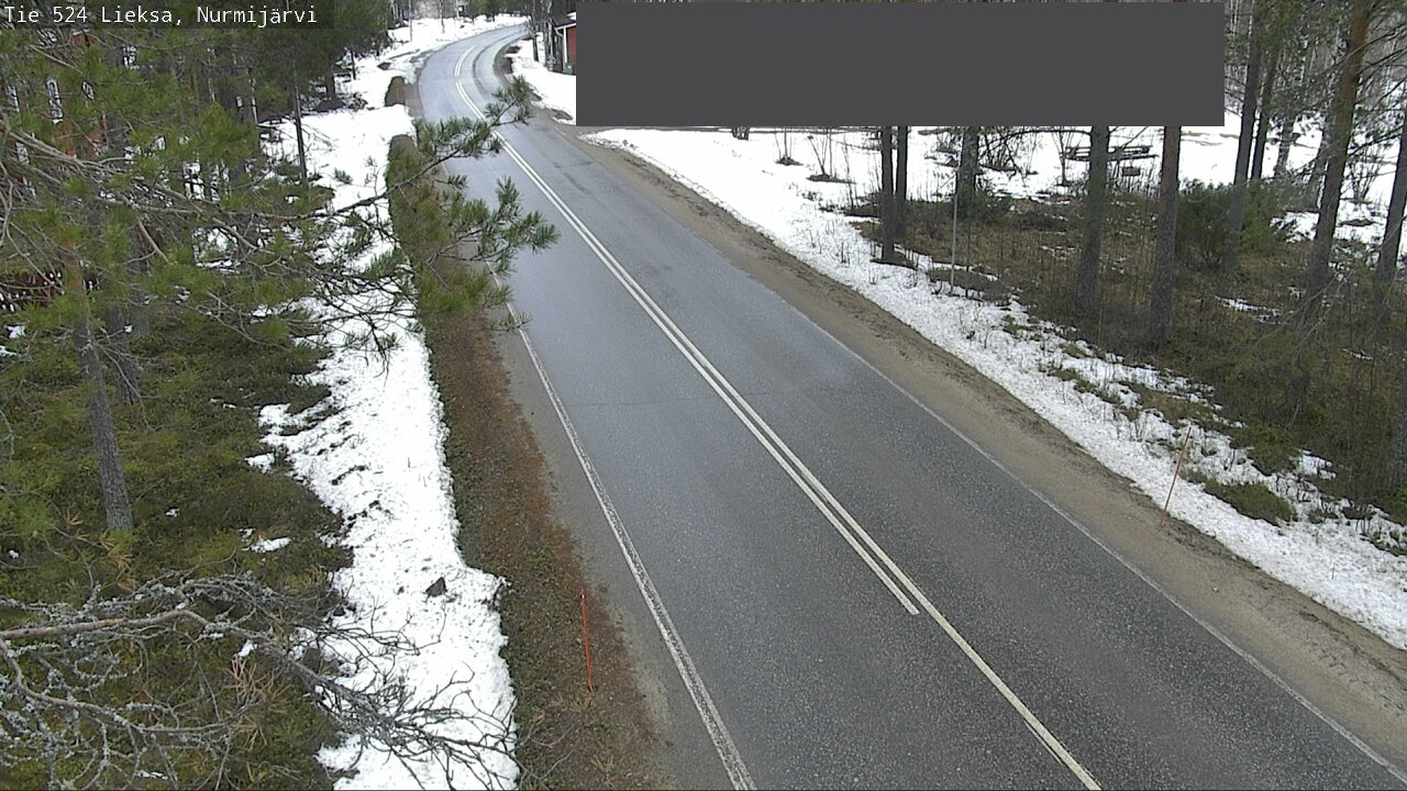 Weather Camera Image Road 524 Lieksa, Nurmijärvi, Lieksa, Pohjois-Karjala