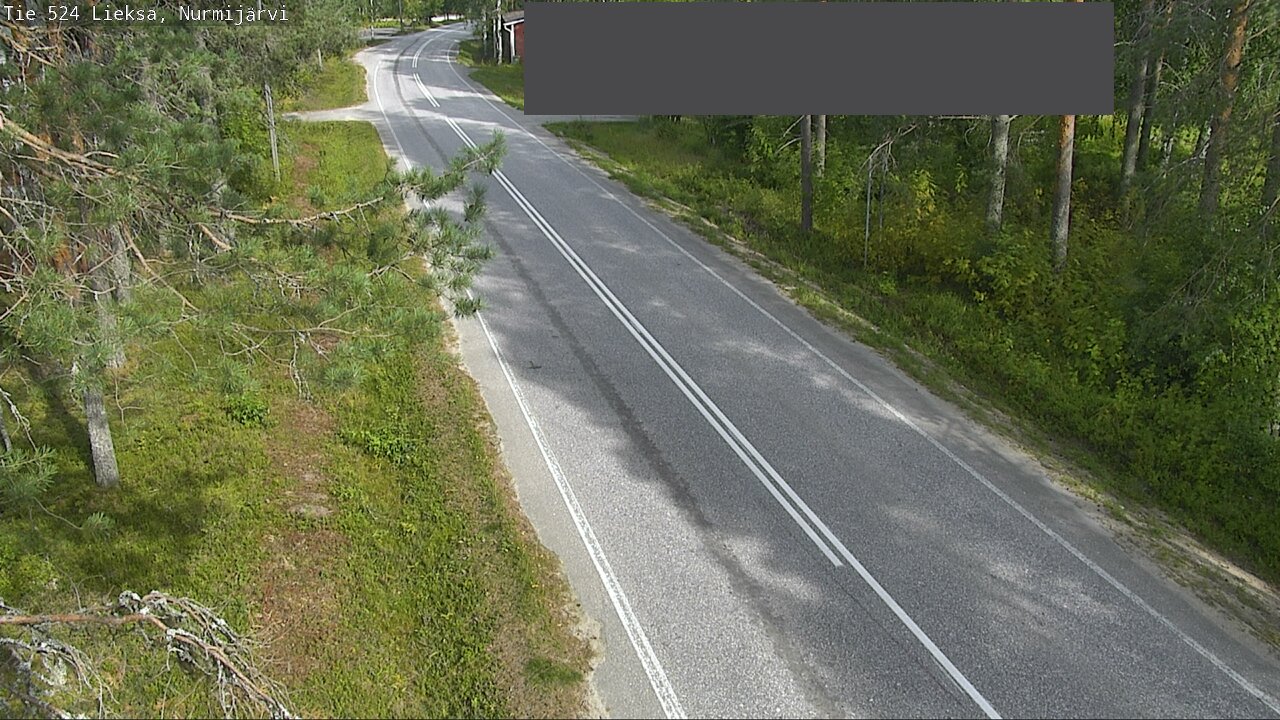 Weather Camera Image Väg 524 Lieksa, Nurmijärvi, Lieksa, Pohjois-Karjala
