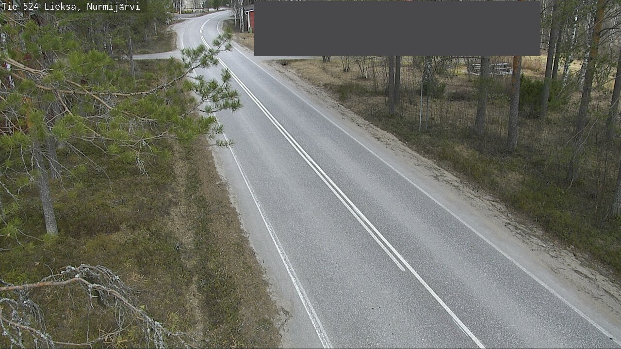 Weather Camera Image Road 524 Lieksa, Nurmijärvi, Lieksa, Pohjois-Karjala