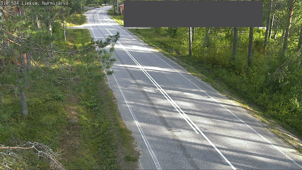 Weather Camera Image Väg 524 Lieksa, Nurmijärvi, Lieksa, Pohjois-Karjala