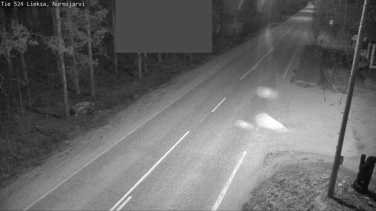 Weather Camera Image Väg 524 Lieksa, Nurmijärvi, Lieksa, Pohjois-Karjala