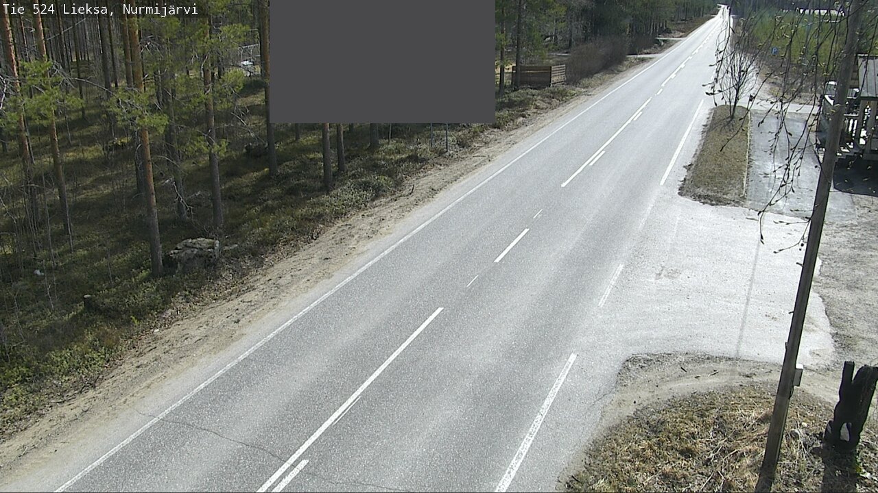 Weather Camera Image Road 524 Lieksa, Nurmijärvi, Lieksa, Pohjois-Karjala