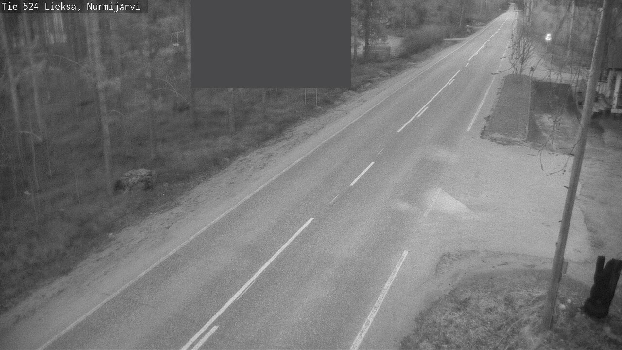 Weather Camera Image Väg 524 Lieksa, Nurmijärvi, Lieksa, Pohjois-Karjala