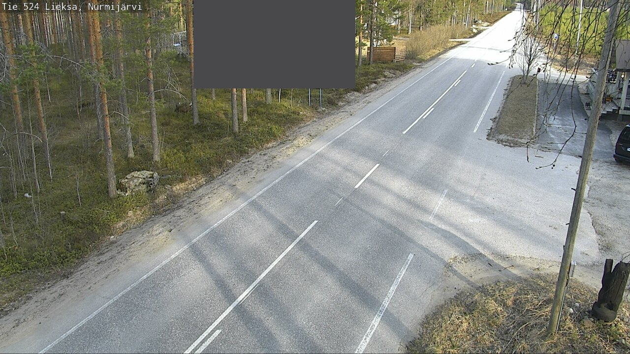 Weather Camera Image Väg 524 Lieksa, Nurmijärvi, Lieksa, Pohjois-Karjala