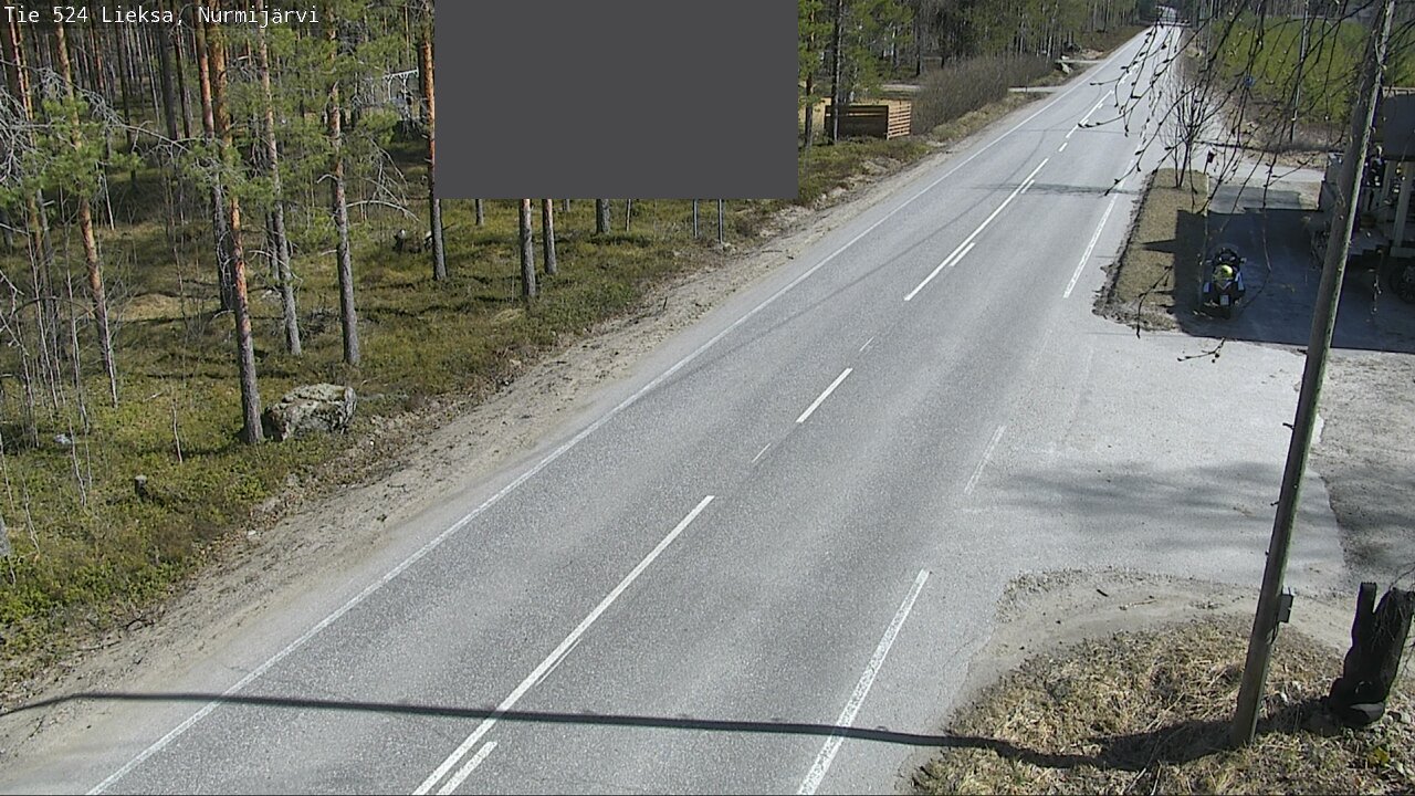 Weather Camera Image Väg 524 Lieksa, Nurmijärvi, Lieksa, Pohjois-Karjala