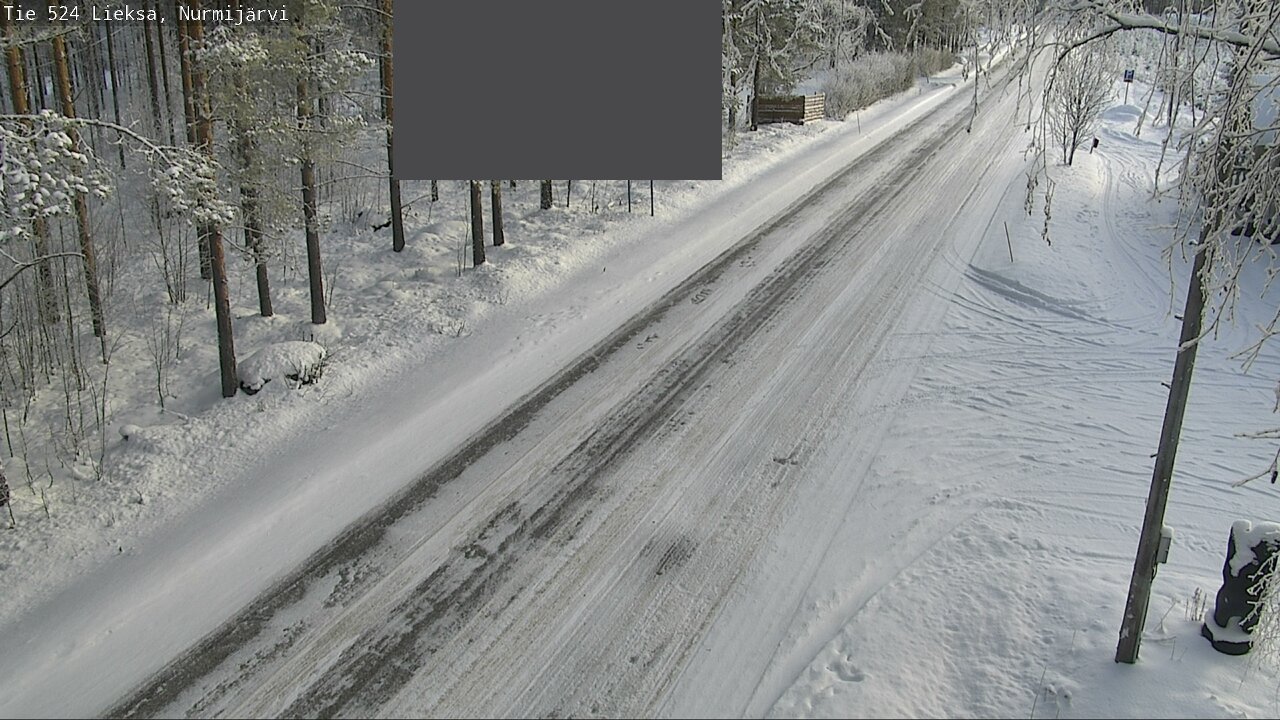 Weather Camera Image Väg 524 Lieksa, Nurmijärvi, Lieksa, Pohjois-Karjala