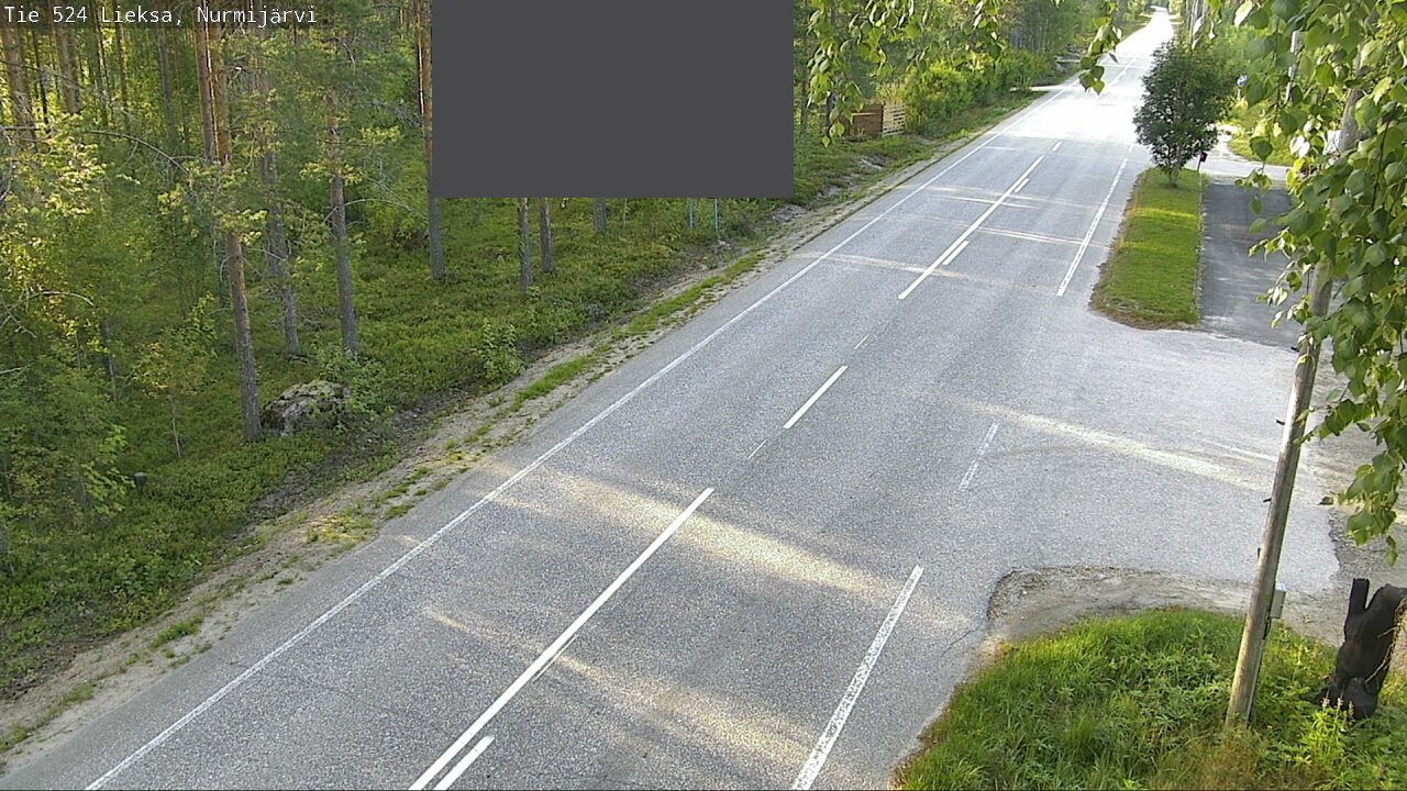 Weather Camera Image Väg 524 Lieksa, Nurmijärvi, Lieksa, Pohjois-Karjala