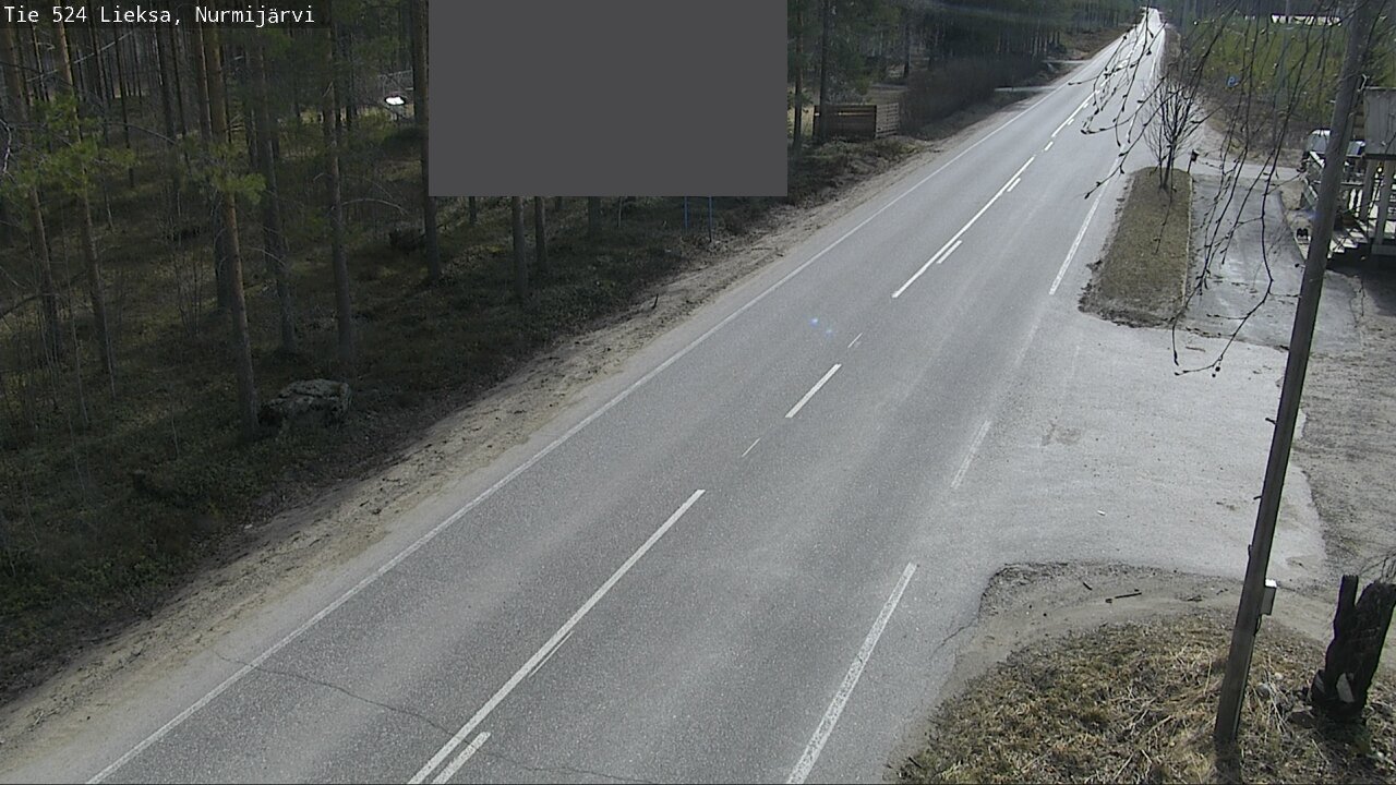 Weather Camera Image Väg 524 Lieksa, Nurmijärvi, Lieksa, Pohjois-Karjala