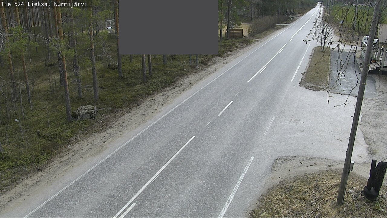 Weather Camera Image Road 524 Lieksa, Nurmijärvi, Lieksa, Pohjois-Karjala