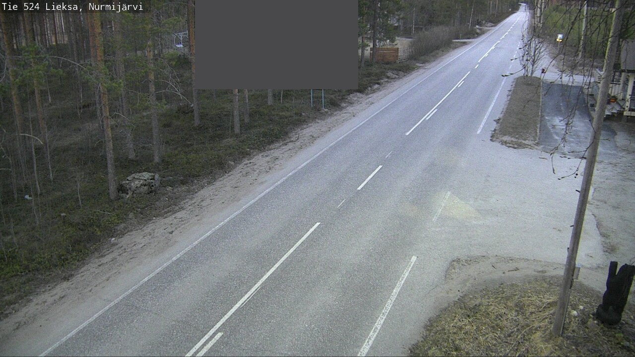 Weather Camera Image Väg 524 Lieksa, Nurmijärvi, Lieksa, Pohjois-Karjala