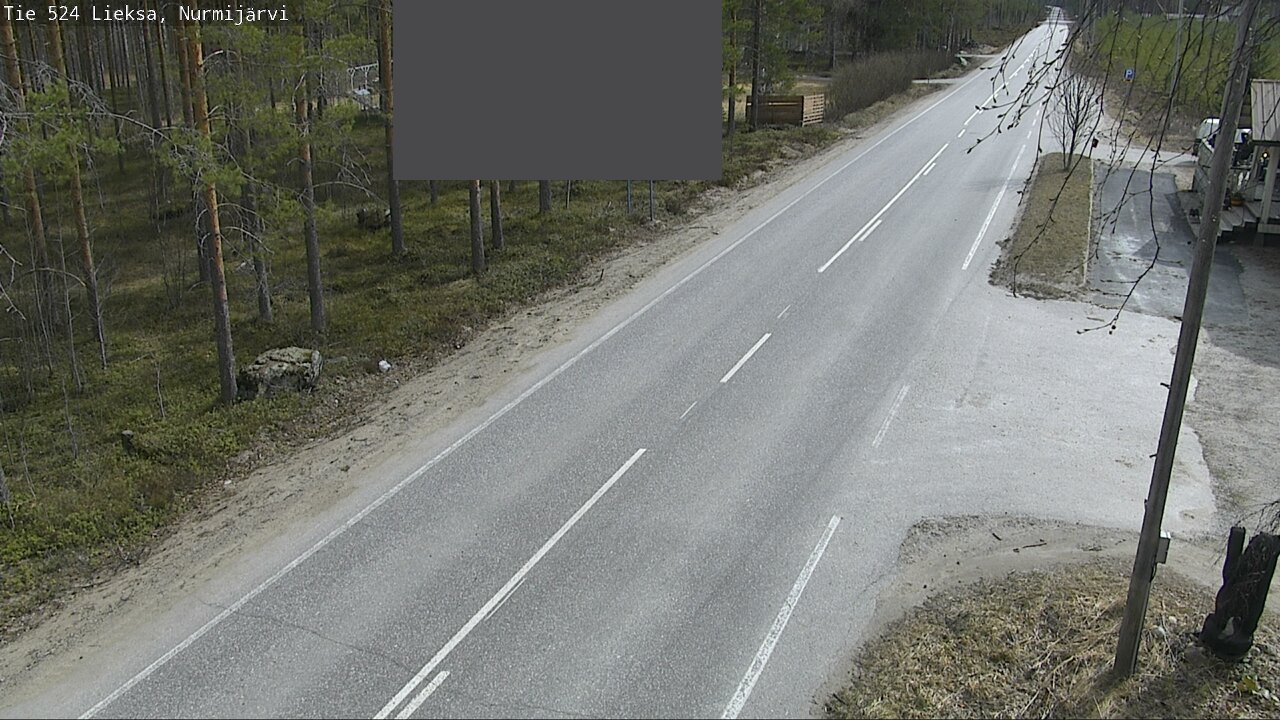 Weather Camera Image Väg 524 Lieksa, Nurmijärvi, Lieksa, Pohjois-Karjala