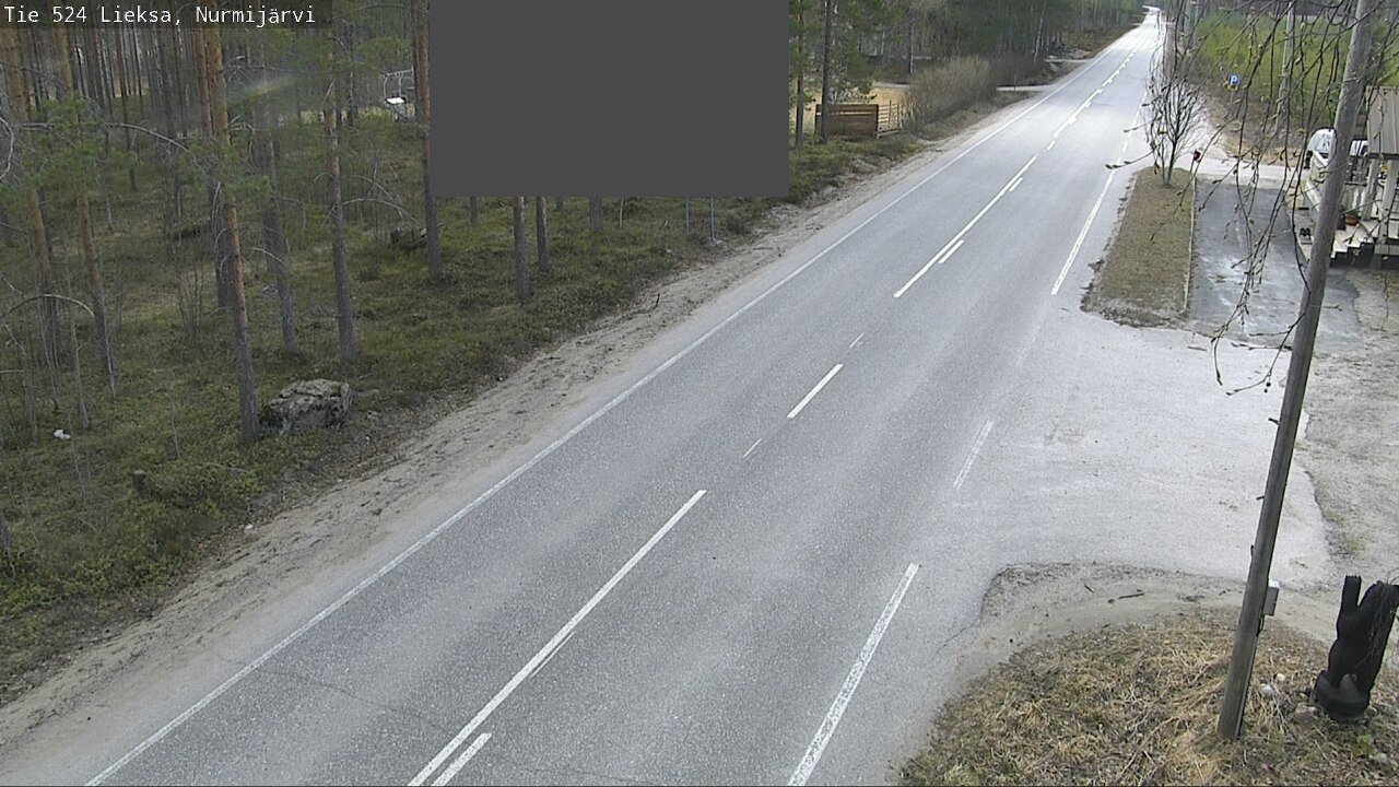 Weather Camera Image Road 524 Lieksa, Nurmijärvi, Lieksa, Pohjois-Karjala