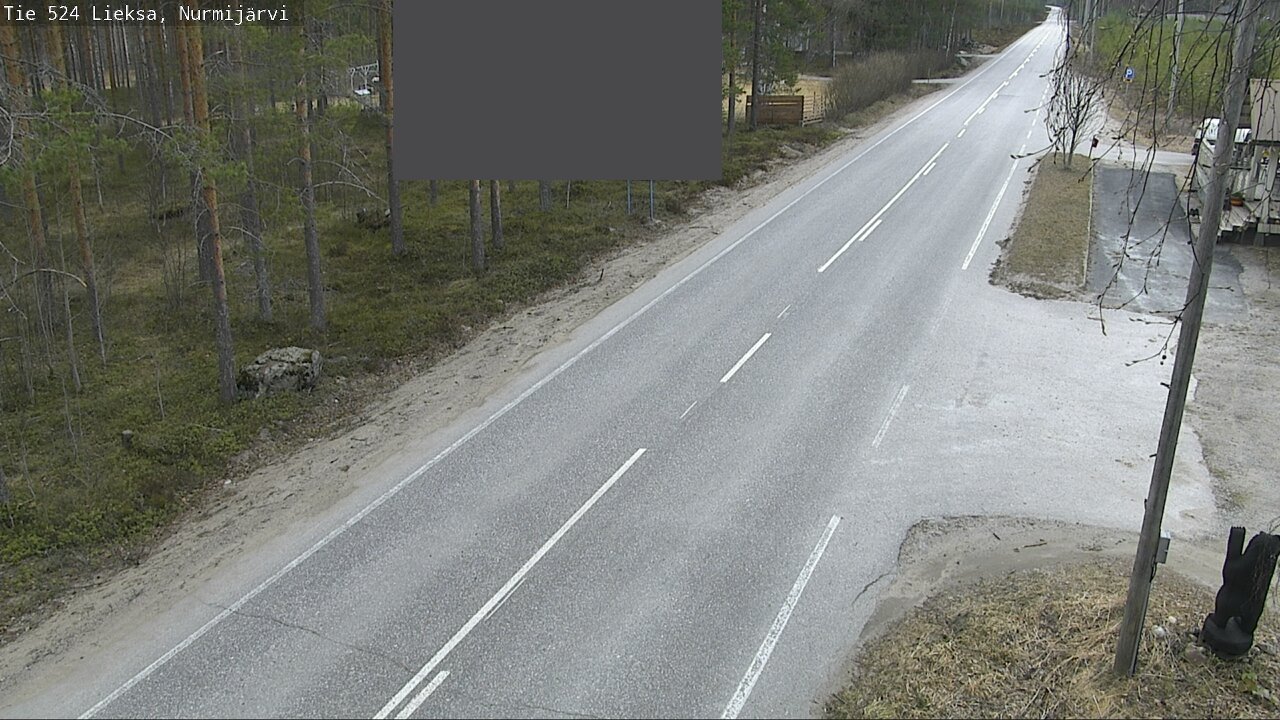 Weather Camera Image Väg 524 Lieksa, Nurmijärvi, Lieksa, Pohjois-Karjala