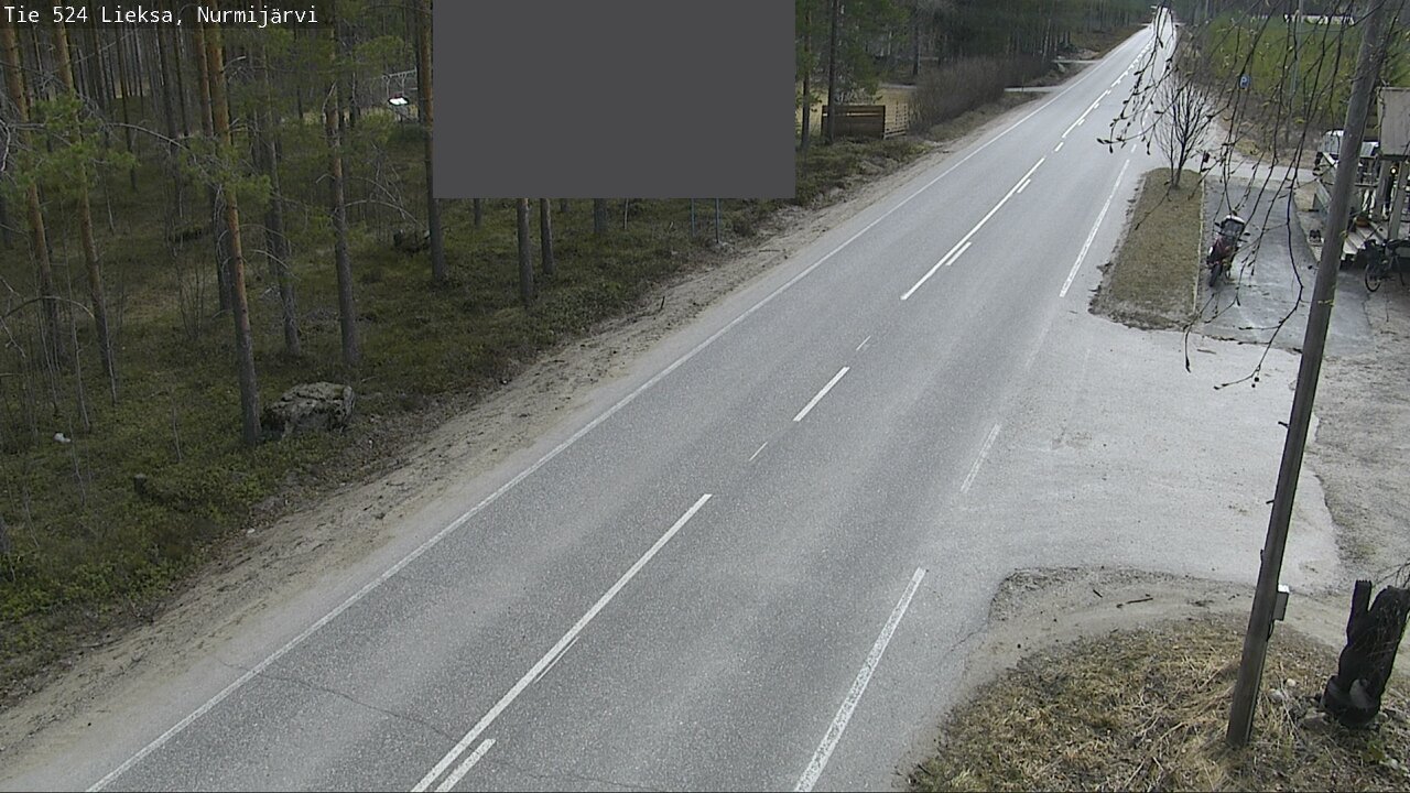 Weather Camera Image Road 524 Lieksa, Nurmijärvi, Lieksa, Pohjois-Karjala