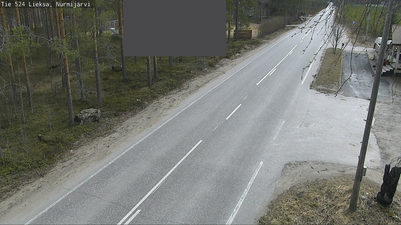 Weather Camera Image Väg 524 Lieksa, Nurmijärvi, Lieksa, Pohjois-Karjala