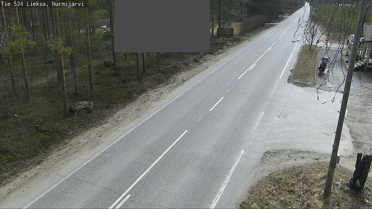 Weather Camera Image Road 524 Lieksa, Nurmijärvi, Lieksa, Pohjois-Karjala