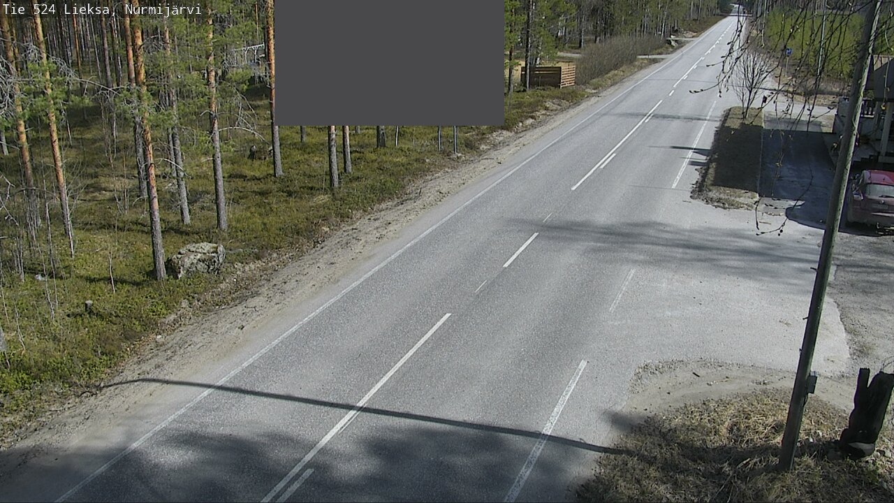 Weather Camera Image Väg 524 Lieksa, Nurmijärvi, Lieksa, Pohjois-Karjala
