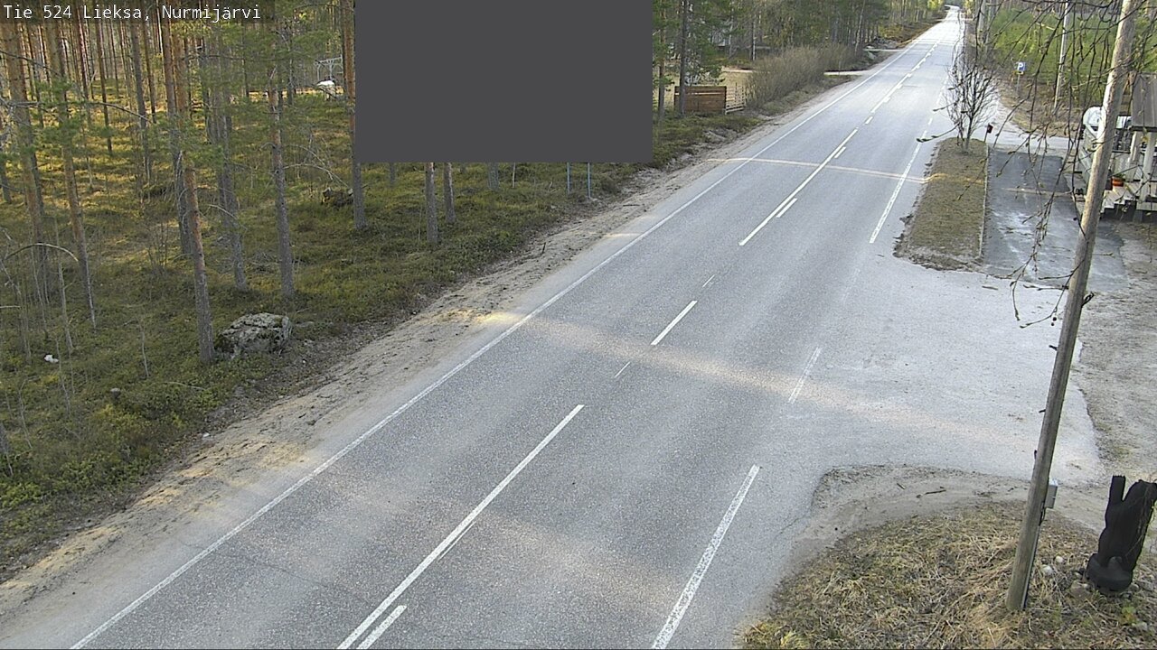 Weather Camera Image Road 524 Lieksa, Nurmijärvi, Lieksa, Pohjois-Karjala