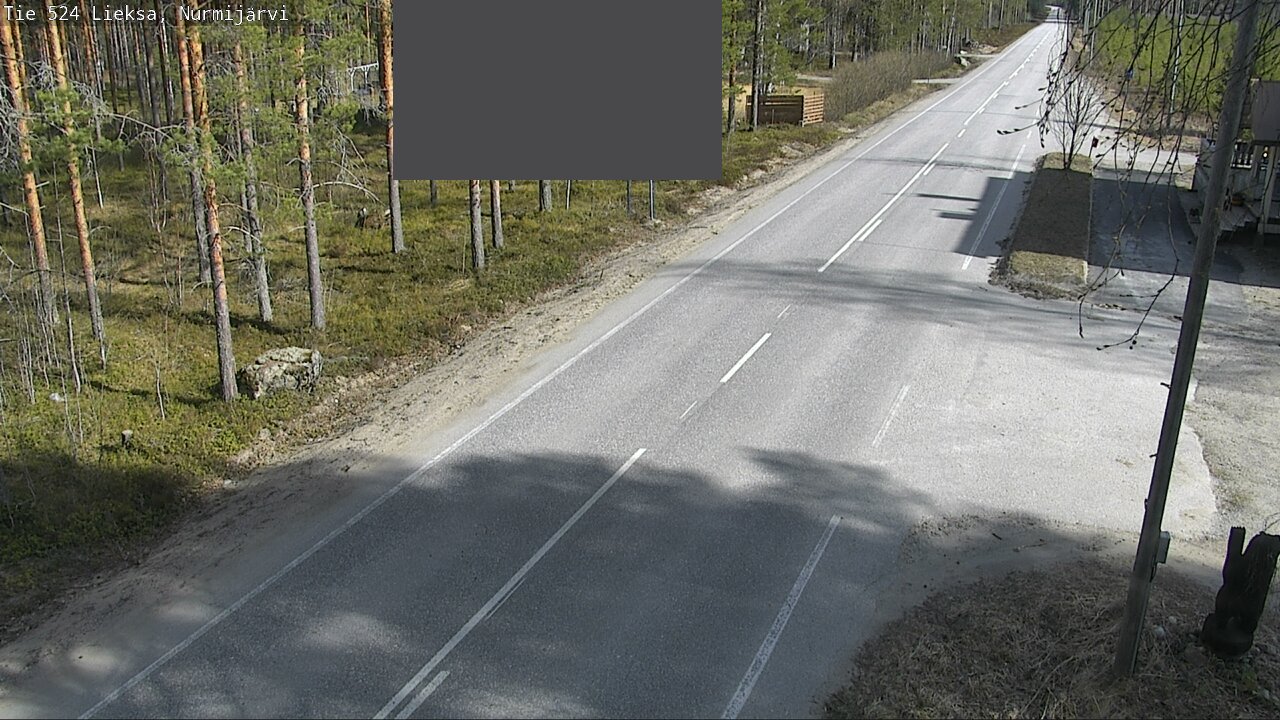 Weather Camera Image Väg 524 Lieksa, Nurmijärvi, Lieksa, Pohjois-Karjala
