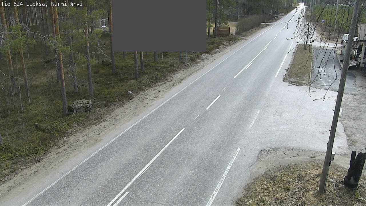 Weather Camera Image Väg 524 Lieksa, Nurmijärvi, Lieksa, Pohjois-Karjala