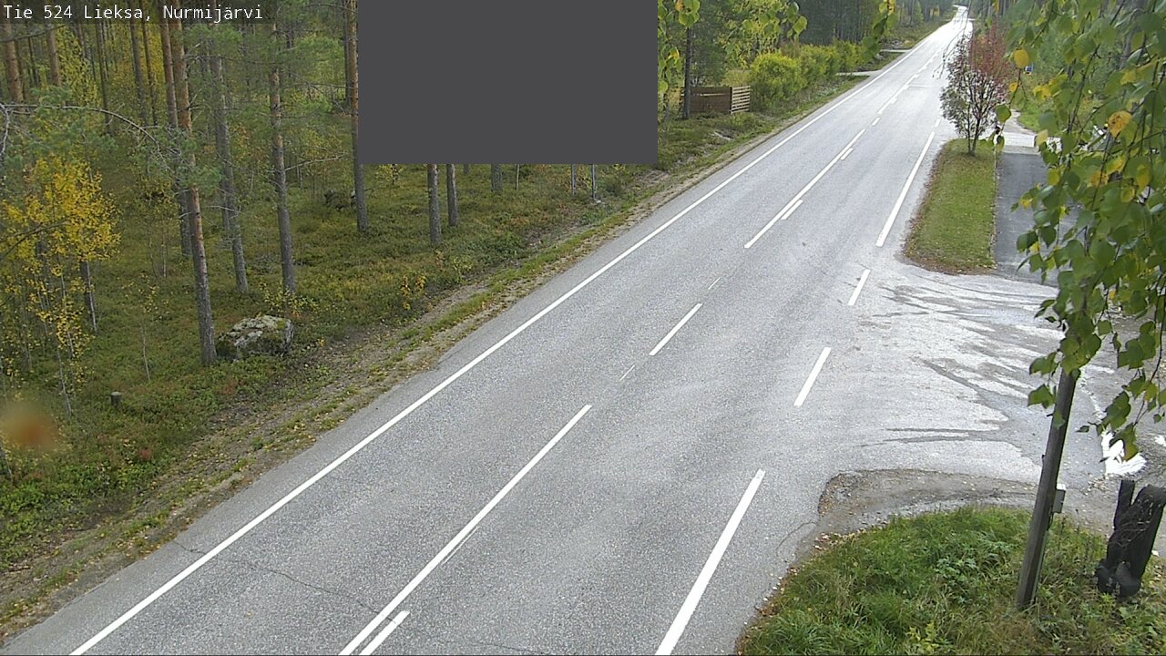 Weather Camera Image Väg 524 Lieksa, Nurmijärvi, Lieksa, Pohjois-Karjala