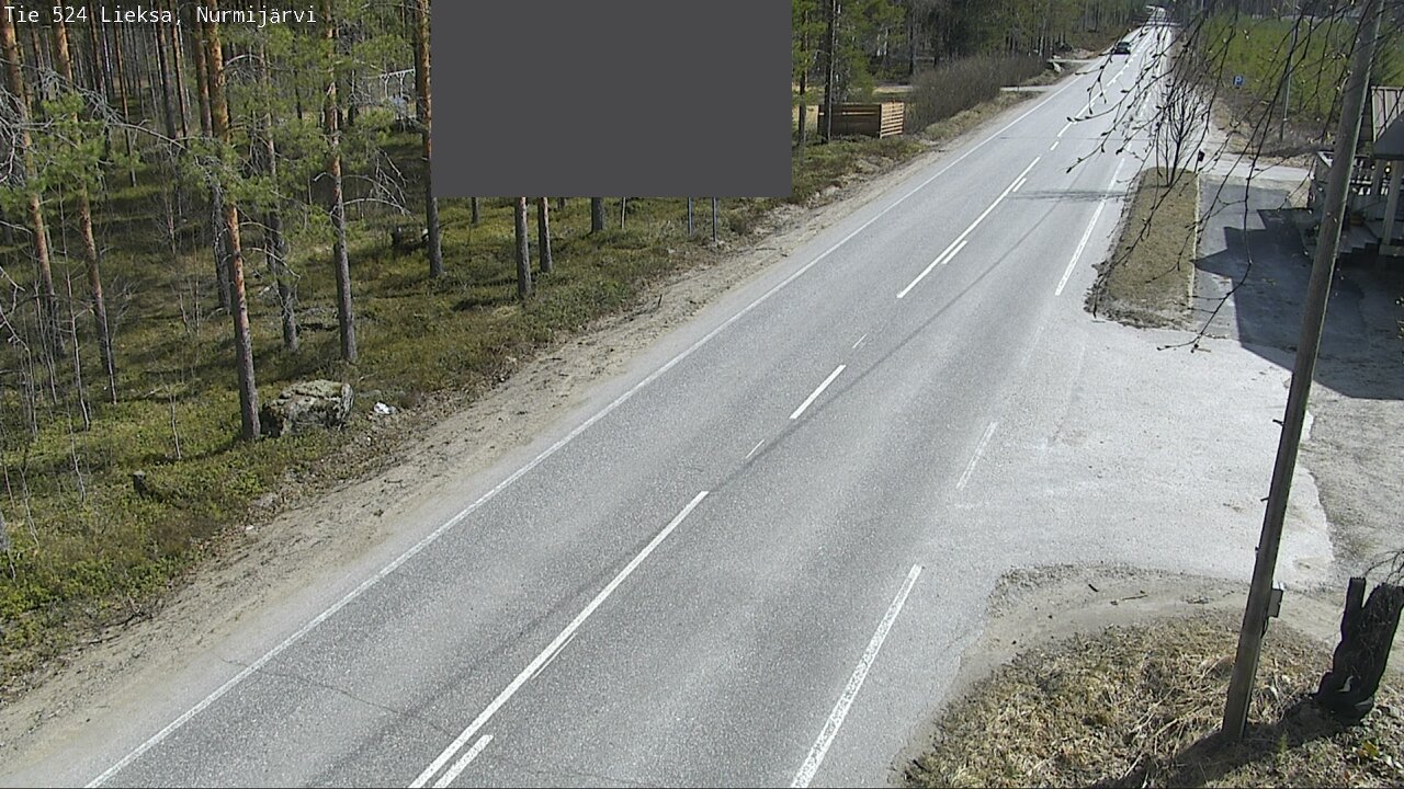 Weather Camera Image Väg 524 Lieksa, Nurmijärvi, Lieksa, Pohjois-Karjala