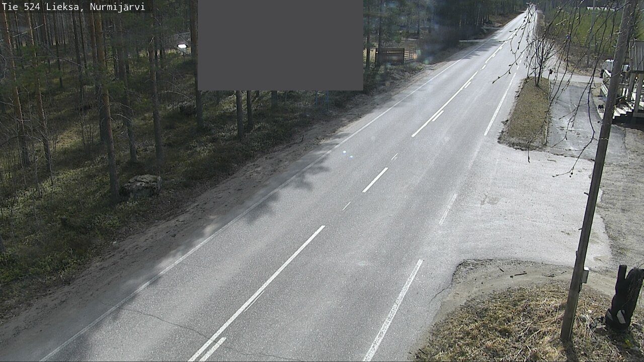 Weather Camera Image Väg 524 Lieksa, Nurmijärvi, Lieksa, Pohjois-Karjala