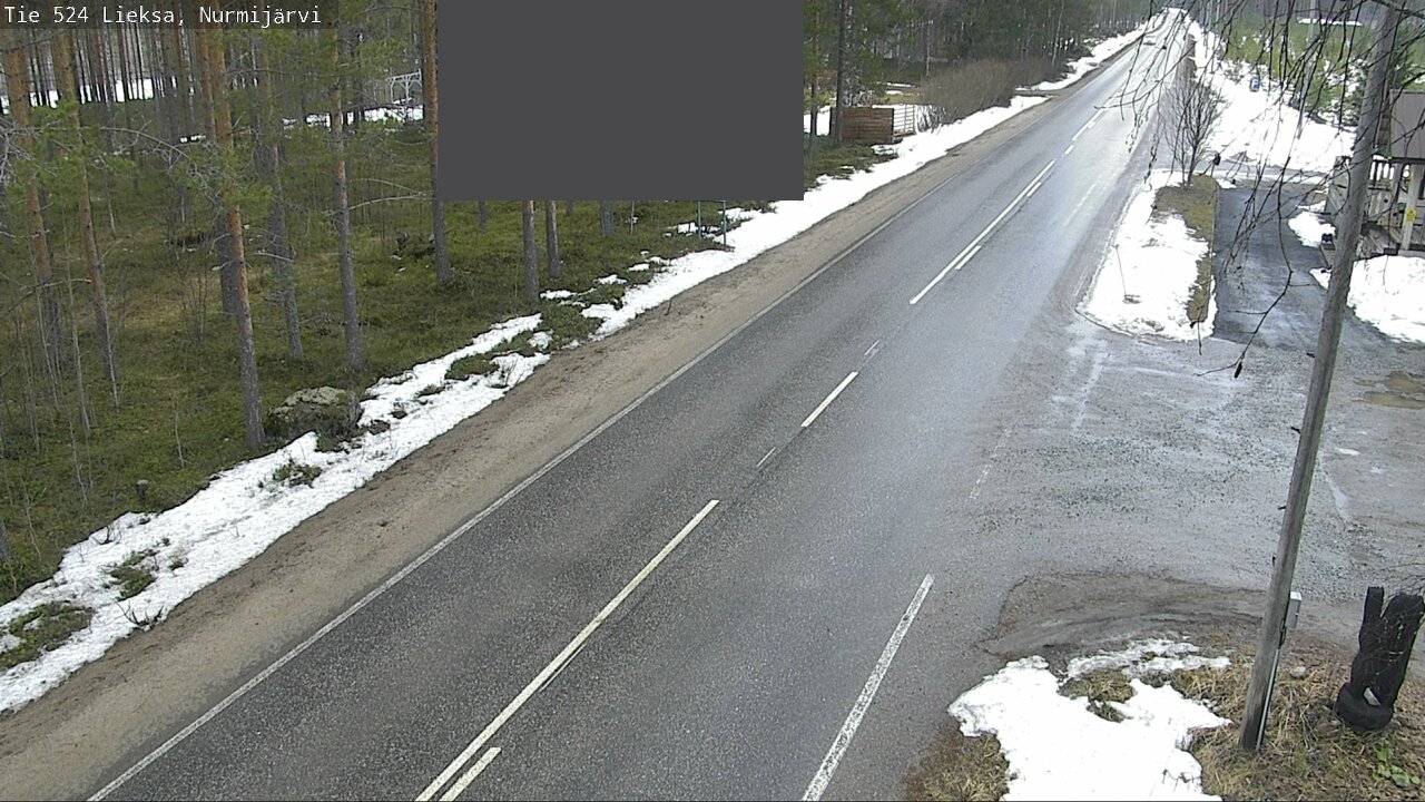 Weather Camera Image Road 524 Lieksa, Nurmijärvi, Lieksa, Pohjois-Karjala