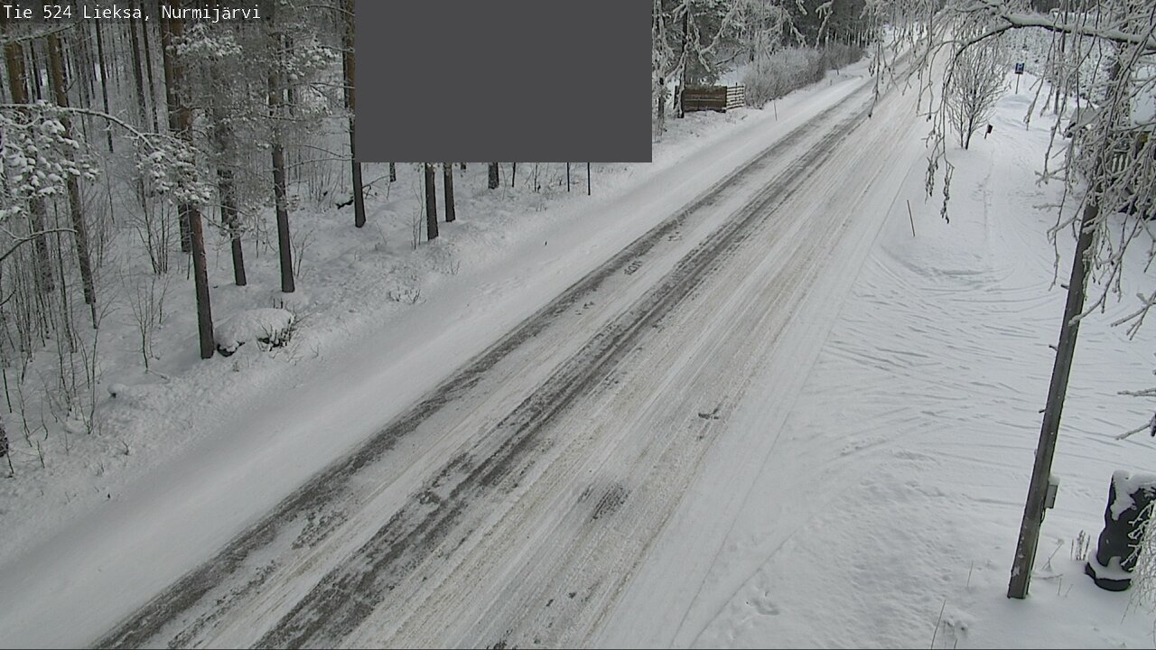 Weather Camera Image Väg 524 Lieksa, Nurmijärvi, Lieksa, Pohjois-Karjala