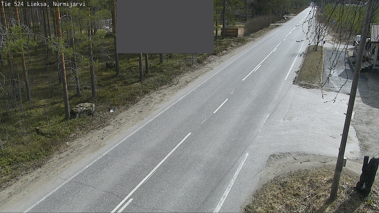 Weather Camera Image Väg 524 Lieksa, Nurmijärvi, Lieksa, Pohjois-Karjala