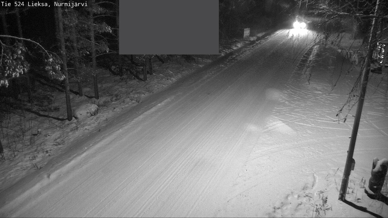 Weather Camera Image Road 524 Lieksa, Nurmijärvi, Lieksa, Pohjois-Karjala