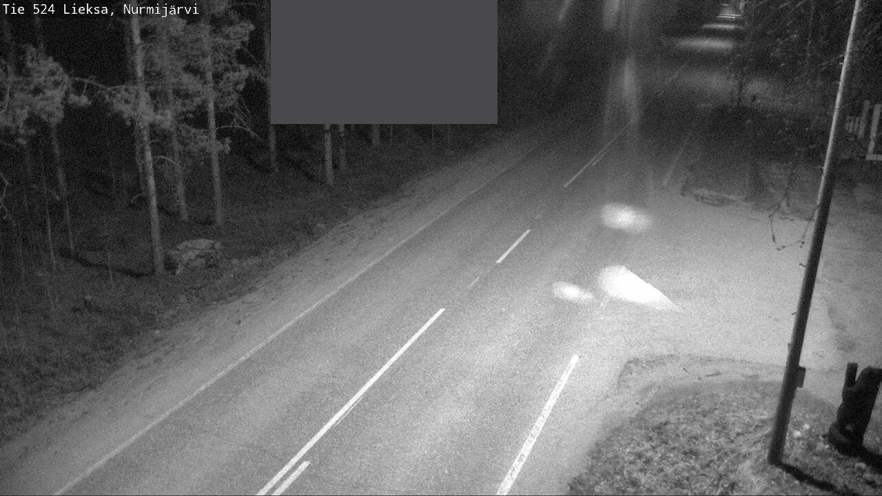 Weather Camera Image Väg 524 Lieksa, Nurmijärvi, Lieksa, Pohjois-Karjala