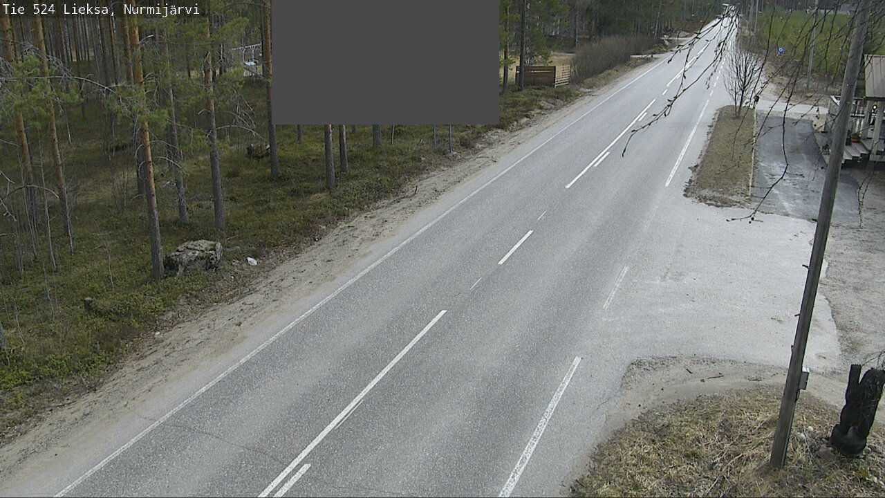Weather Camera Image Väg 524 Lieksa, Nurmijärvi, Lieksa, Pohjois-Karjala
