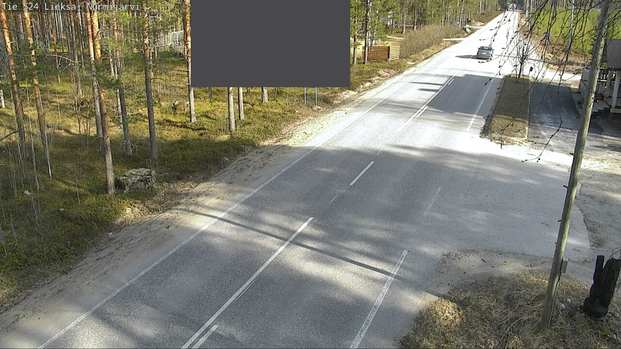 Weather Camera Image Väg 524 Lieksa, Nurmijärvi, Lieksa, Pohjois-Karjala