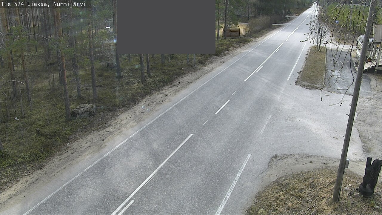 Weather Camera Image Road 524 Lieksa, Nurmijärvi, Lieksa, Pohjois-Karjala