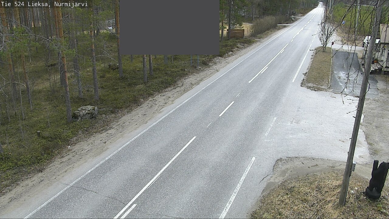 Weather Camera Image Väg 524 Lieksa, Nurmijärvi, Lieksa, Pohjois-Karjala