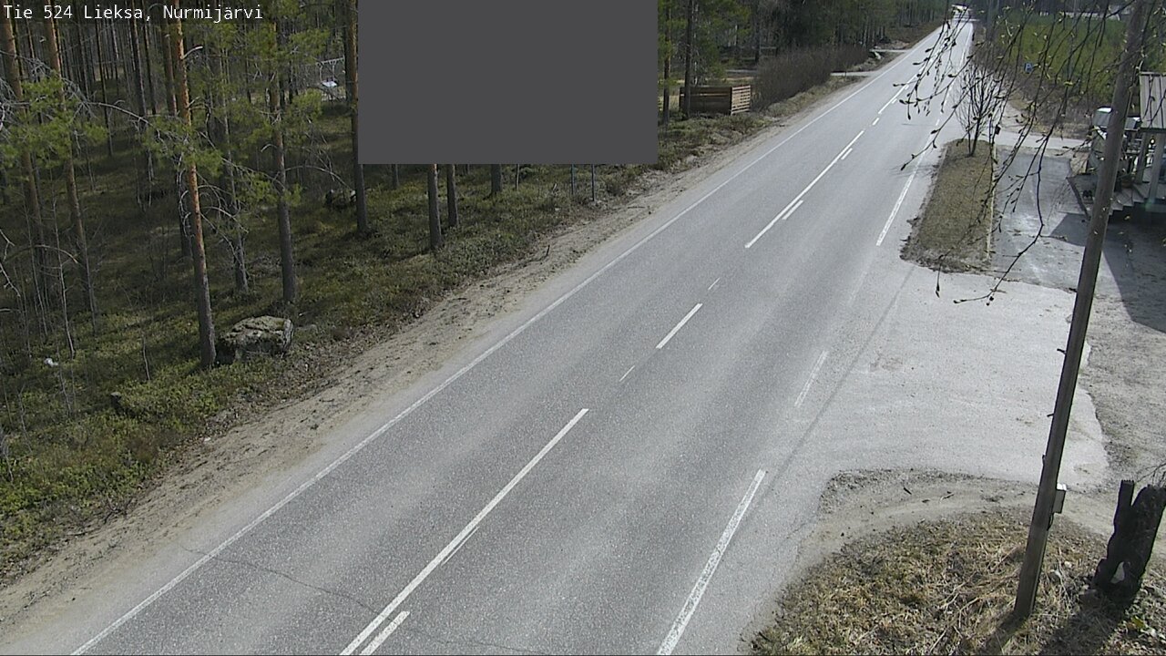 Weather Camera Image Road 524 Lieksa, Nurmijärvi, Lieksa, Pohjois-Karjala